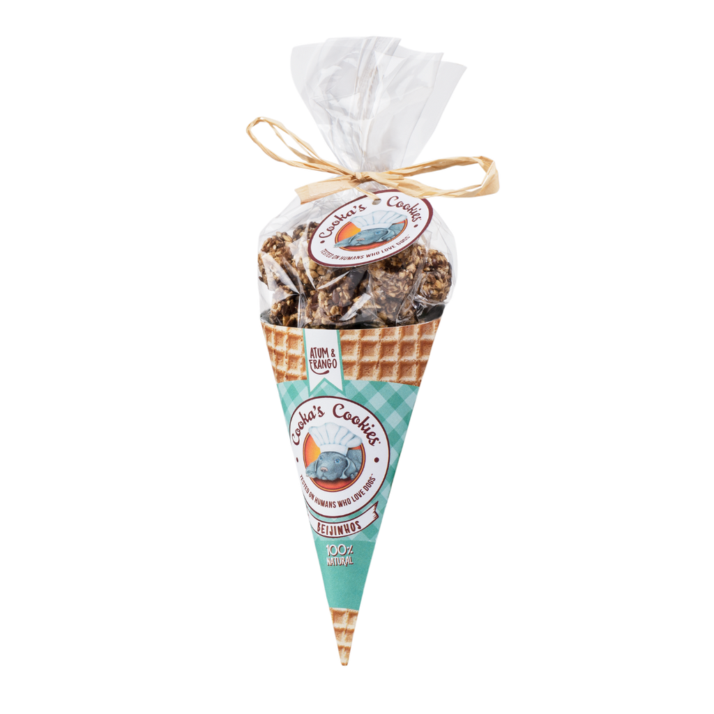 Cooka's Cookies - Beijinhos - Knasende og naturlige kylling- og tunhundegodbidder