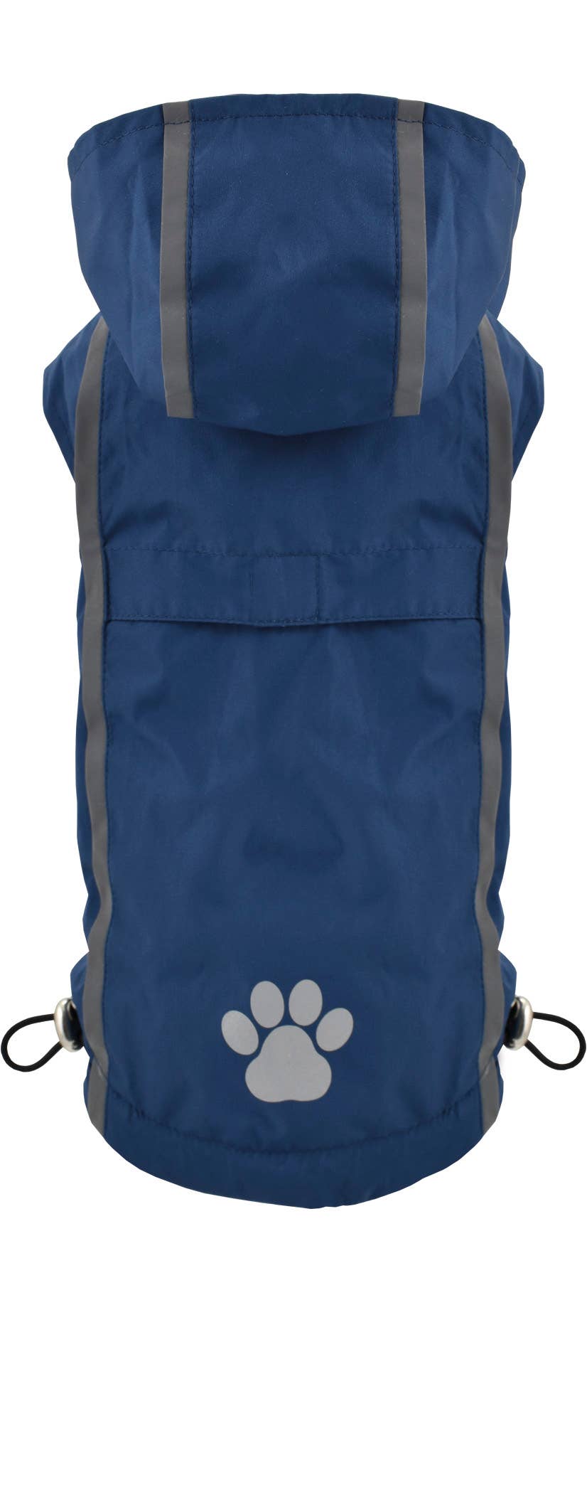 Nayeco - Blå vendbar regnfrakke