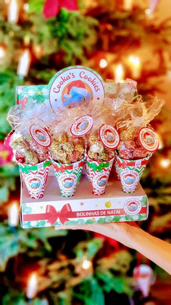 Cooka's Cookies - Julekugler - Kylling & Tun - Naturlige hundebehandlinger