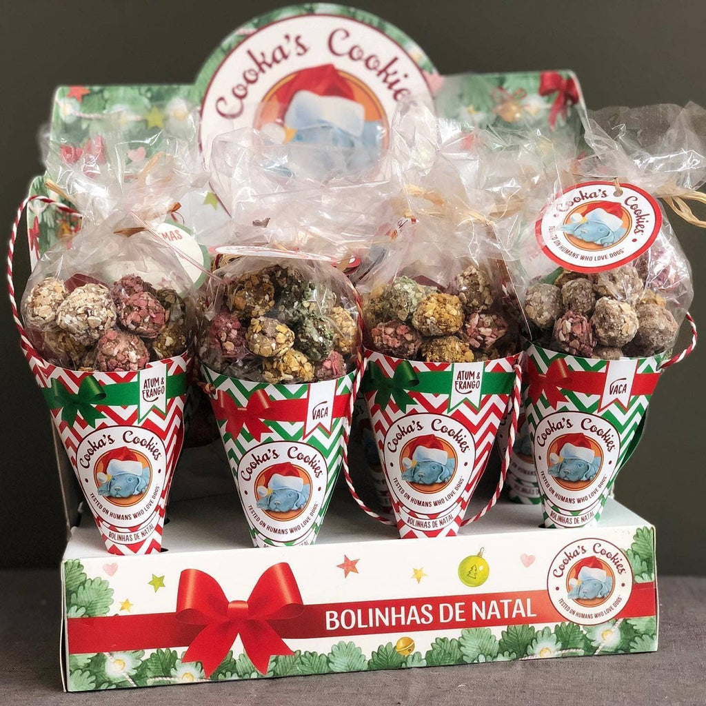 Cooka's Cookies - Julekugler - Oksekød - Natural Dog