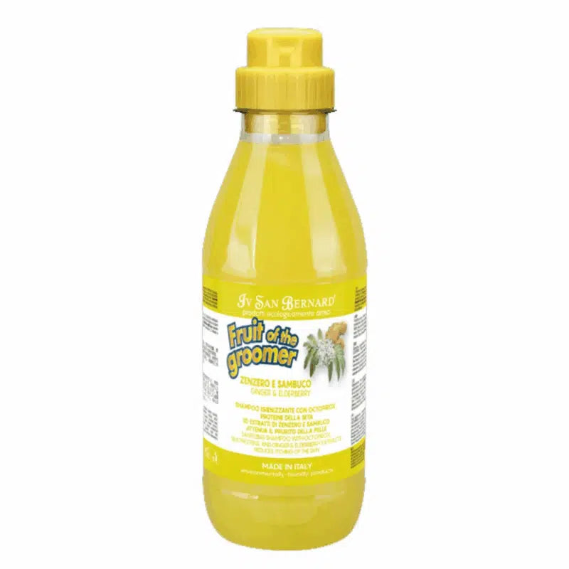 Ginger Elderberry Shampoo - Antibakteriel Hundeshampoo til Følsom Hud