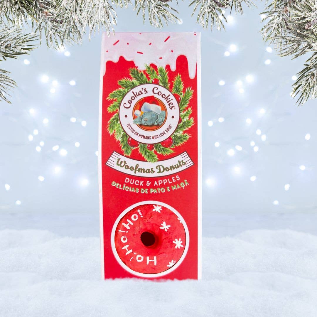 Cooka's Cookies - Woofmas donuts - Julegodbidder til hunde