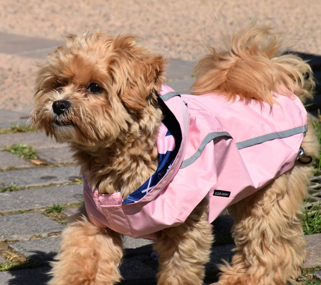 Nayeco - Vendbar Regnjakke Rosa-Kærlighed