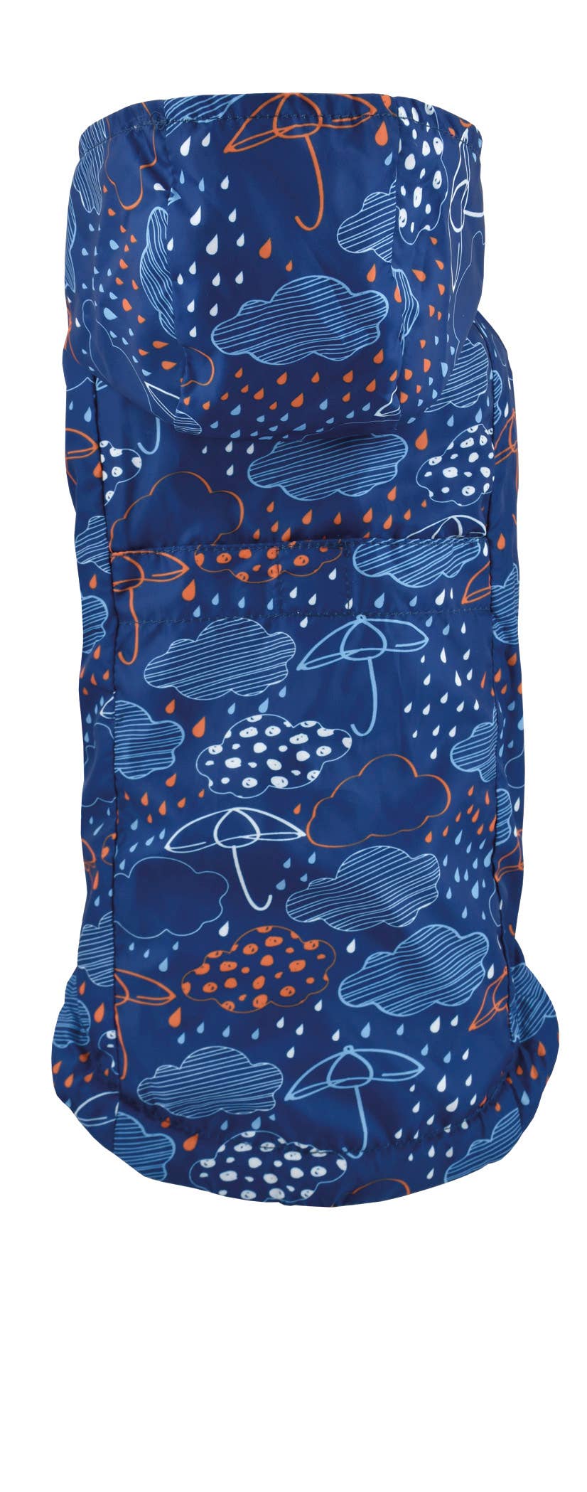 Nayeco - Blå vendbar regnfrakke