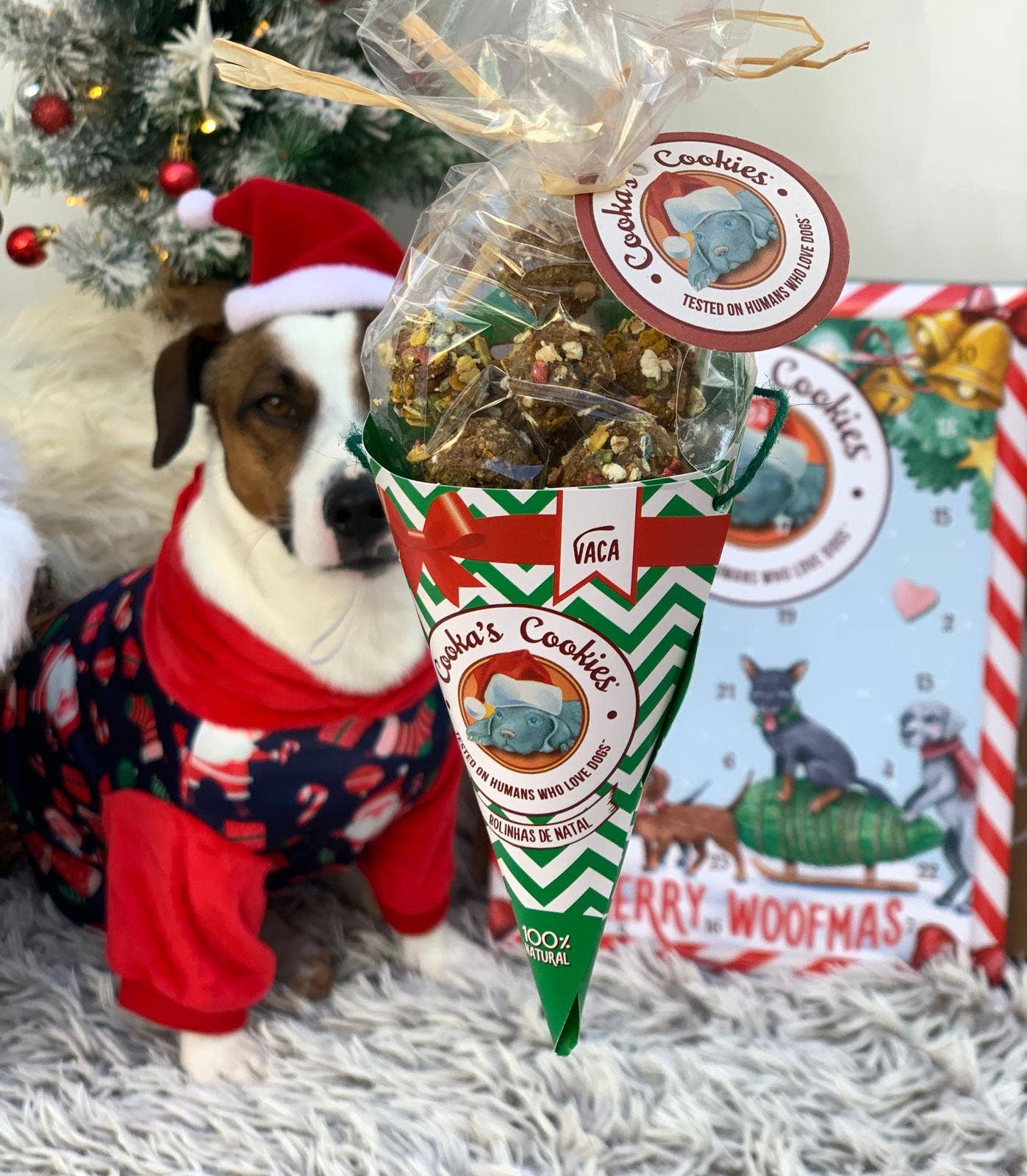 Cooka's Cookies - Julekugler - Oksekød - Natural Dog